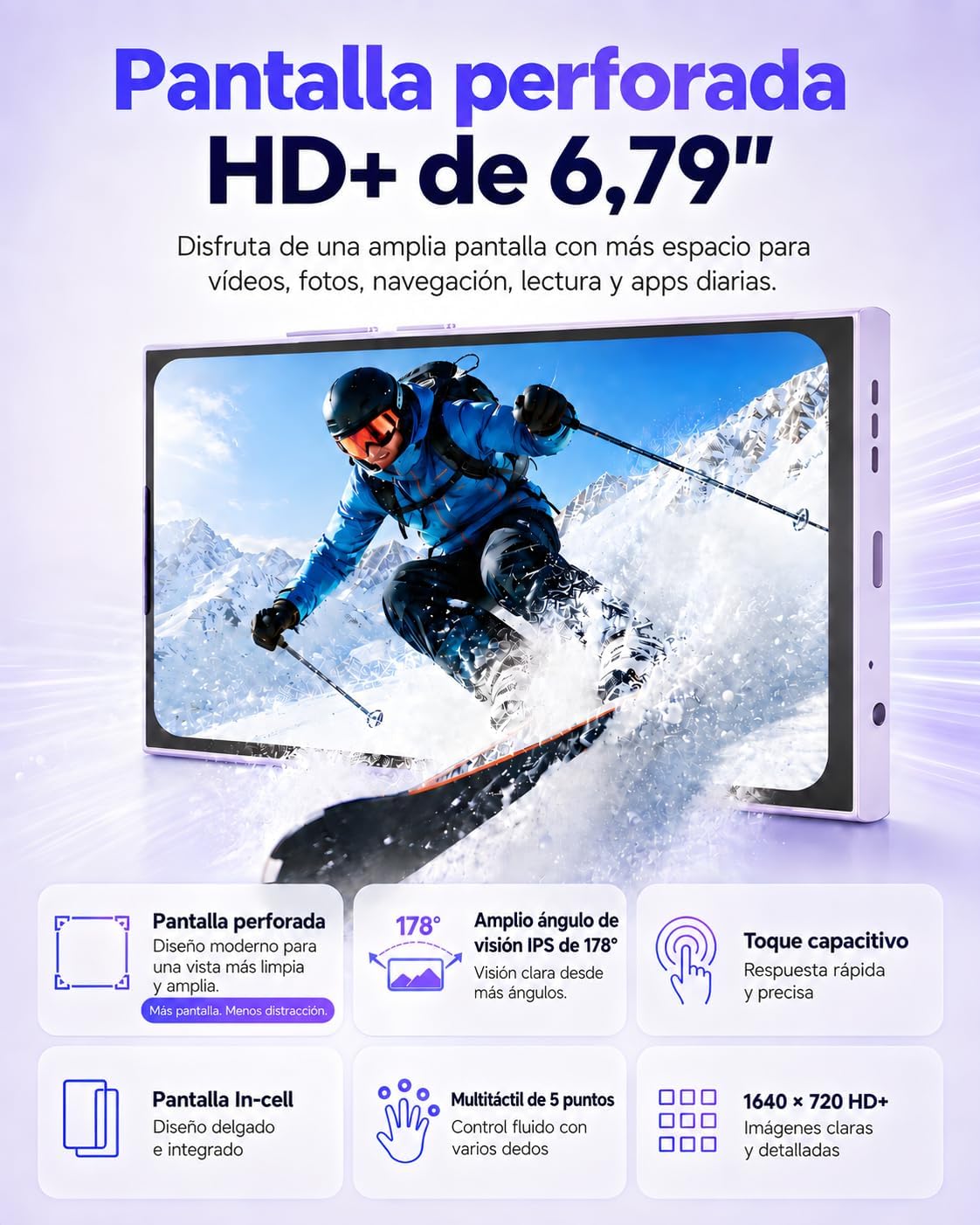 invens Ultra S25 Android 16 Smartphone, 24GB+64GB, 6.79" HD+, 5000mAh