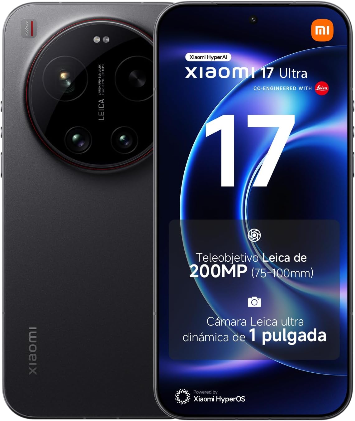 XIAOMI 17 Ultra Smartphone 16+512GB Black Telephoto Leica 200 MP