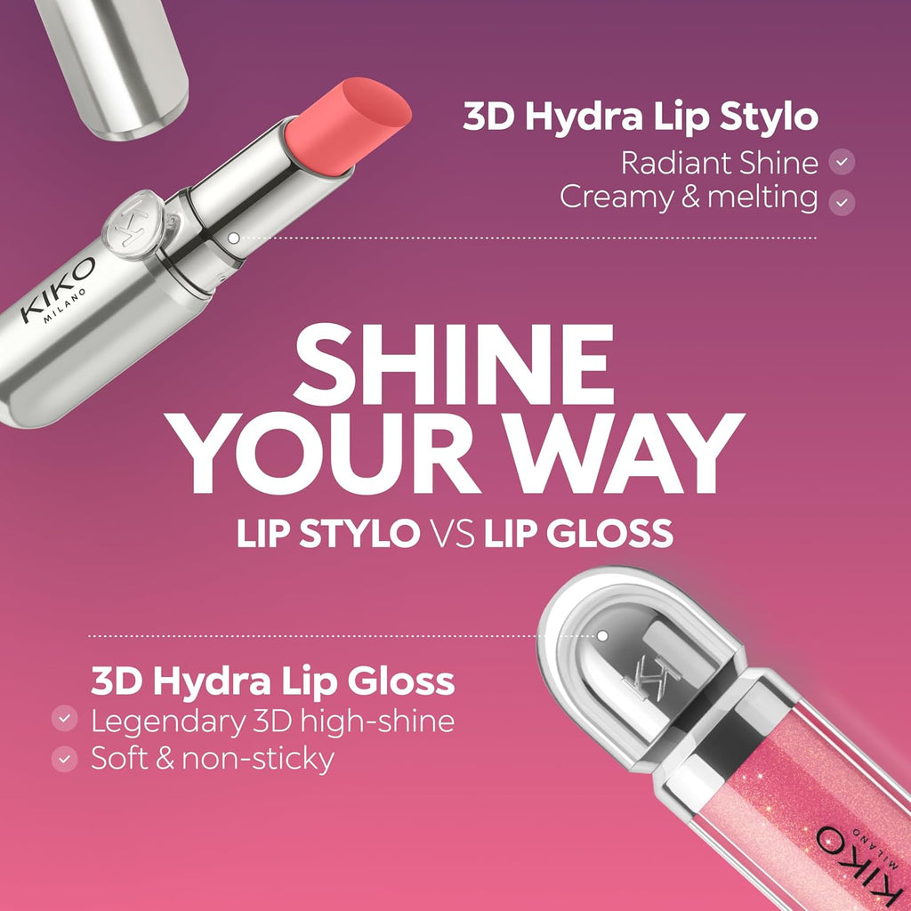 KIKO Milano 3D Hydra Lipgloss - Shade 17 Pearly Mauve