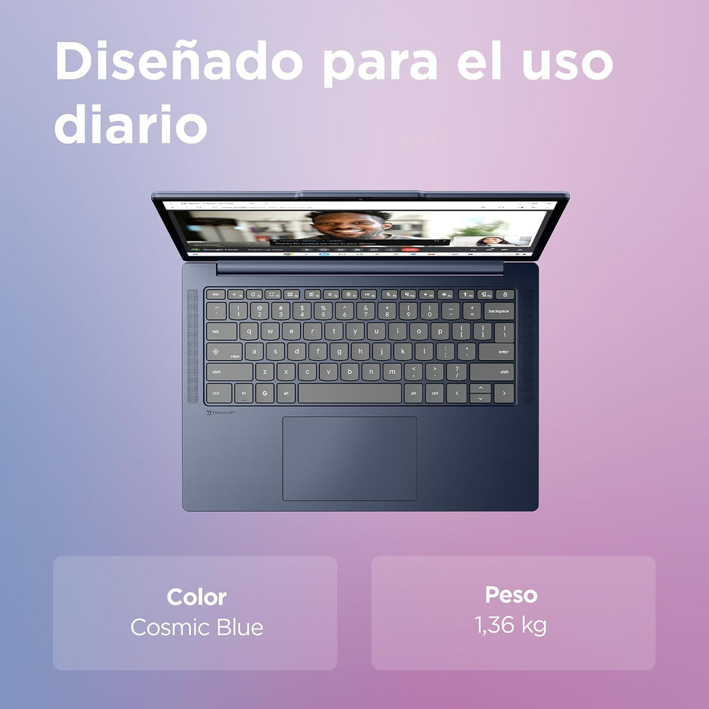 Lenovo Chromebook m, Gen 11, MediaTek Kompanio, ChromeOS, Blue