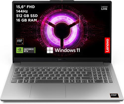 Lenovo LOQ Essential Gen 10 Computador portátil Gaming IA FHD de 15,6" (AMD Ryzen 7 7735HS, NVIDIA GeForce RTX 4050, 16 GB RAM, 512 GB SSD, 144Hz, Wi-Fi 6, sem sistema operativo. ) QWERTY Espanhol Ol