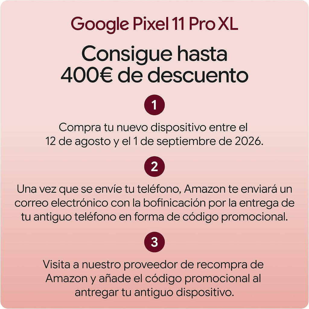 Google Pixel 11 Pro XL – Free Android Smartphone – Obsidian, 1TB