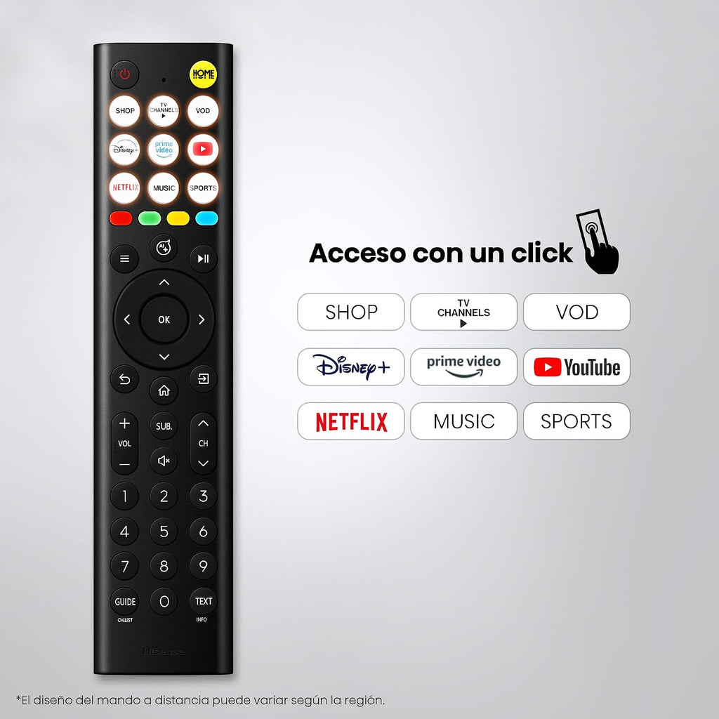 Hisense 40A4S, FHD Smart TV 40 polegadas, Enhancer de cor, Dolby áudio, Share to TV, redução de ruído, modo jogo, Airplay, Smart Home Ready