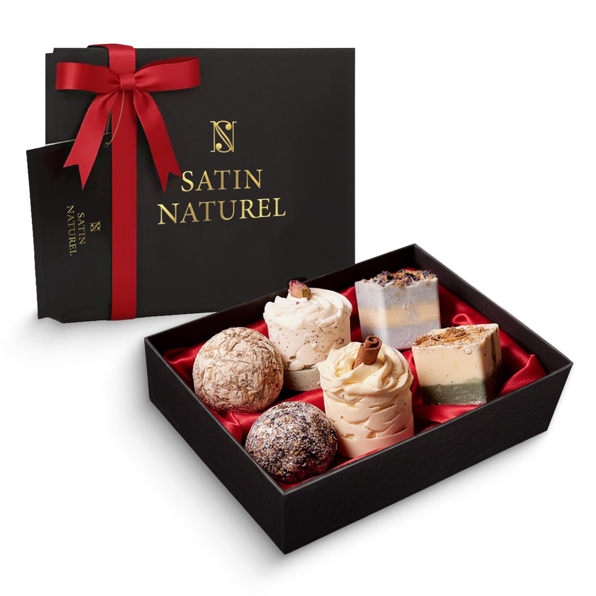 Satin Naturel 7 Luxury Bio Bath Bombs