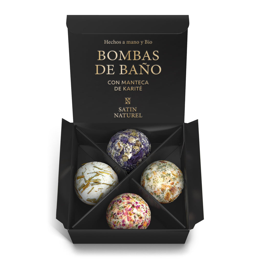 Satin Naturel 7 Luxury Bio Bath Bombs