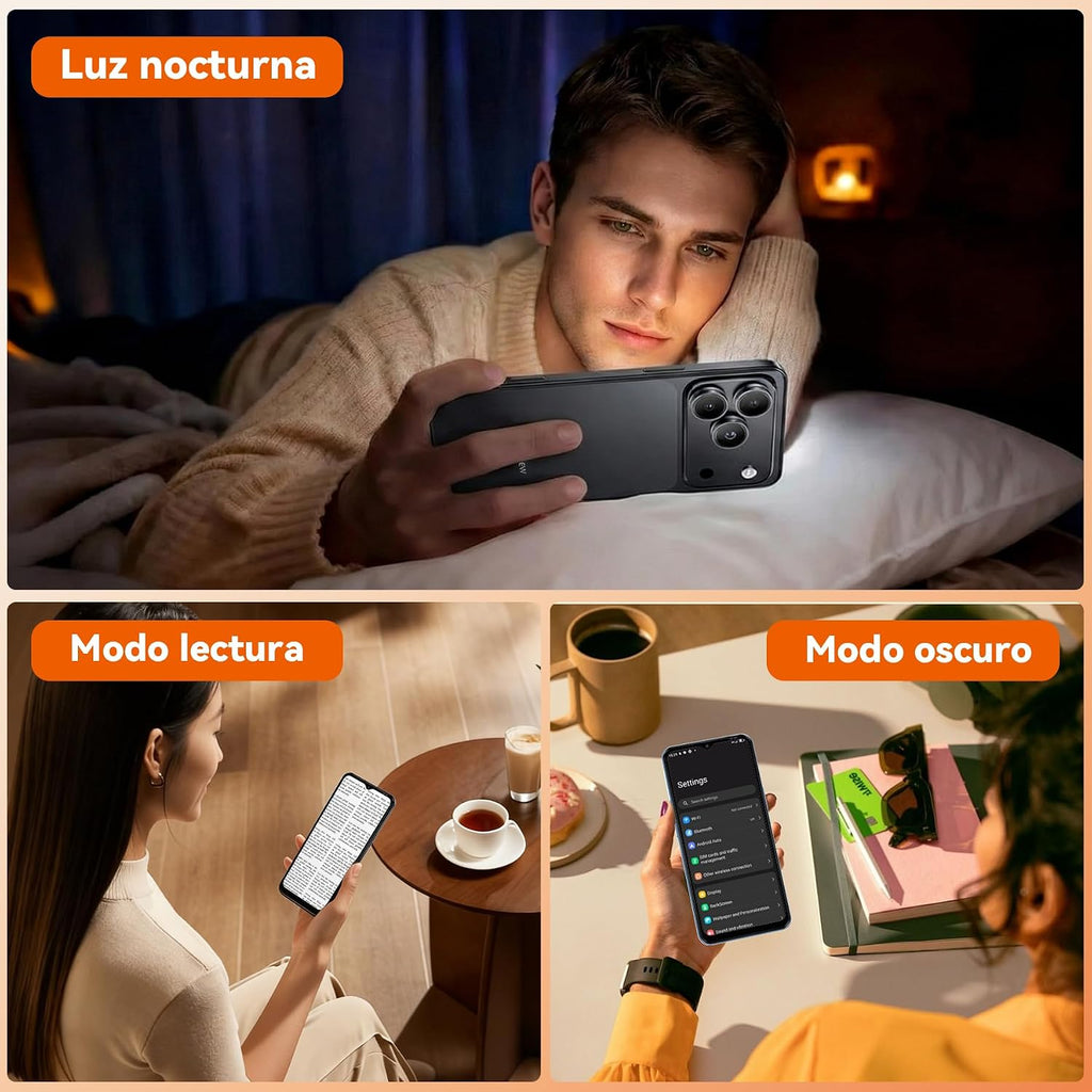 Blackview Wave 7C Android 16 Cheap Mobile Phone,128GB/2TB, 4G Dual SIM | 5000mAh, 32MP AI Camera, 6.56" HD+, Smartphone Free with Case, Face ID/3 Card Slots/IP54/3 Years Warranty