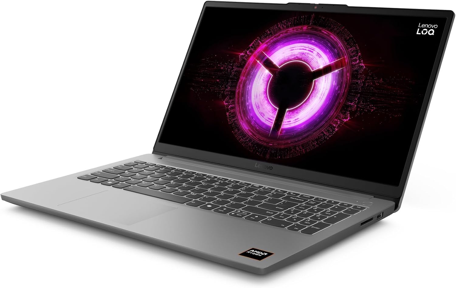 Lenovo LOQ Essential Gen 10 Computador portátil Gaming IA FHD de 15,6" (AMD Ryzen 7 7735HS, NVIDIA GeForce RTX 4050, 16 GB RAM, 512 GB SSD, 144Hz, Wi-Fi 6, sem sistema operativo. ) QWERTY Espanhol Ol