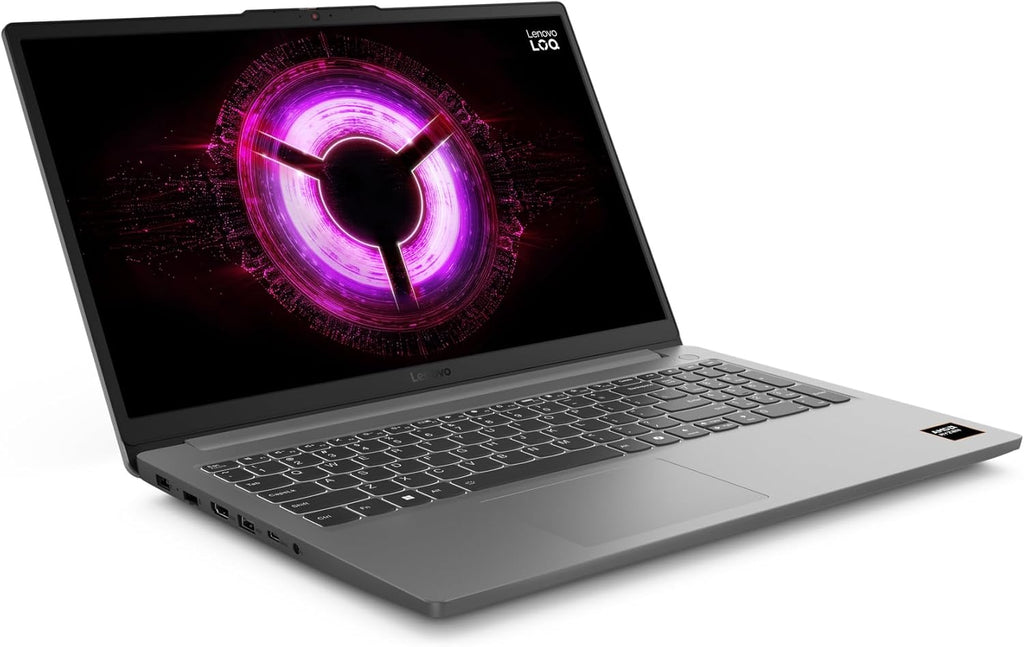 Lenovo LOQ Essential Gen 10 Computador portátil Gaming IA FHD de 15,6" (AMD Ryzen 7 7735HS, NVIDIA GeForce RTX 4050, 16 GB RAM, 512 GB SSD, 144Hz, Wi-Fi 6, sem sistema operativo. ) QWERTY Espanhol Ol