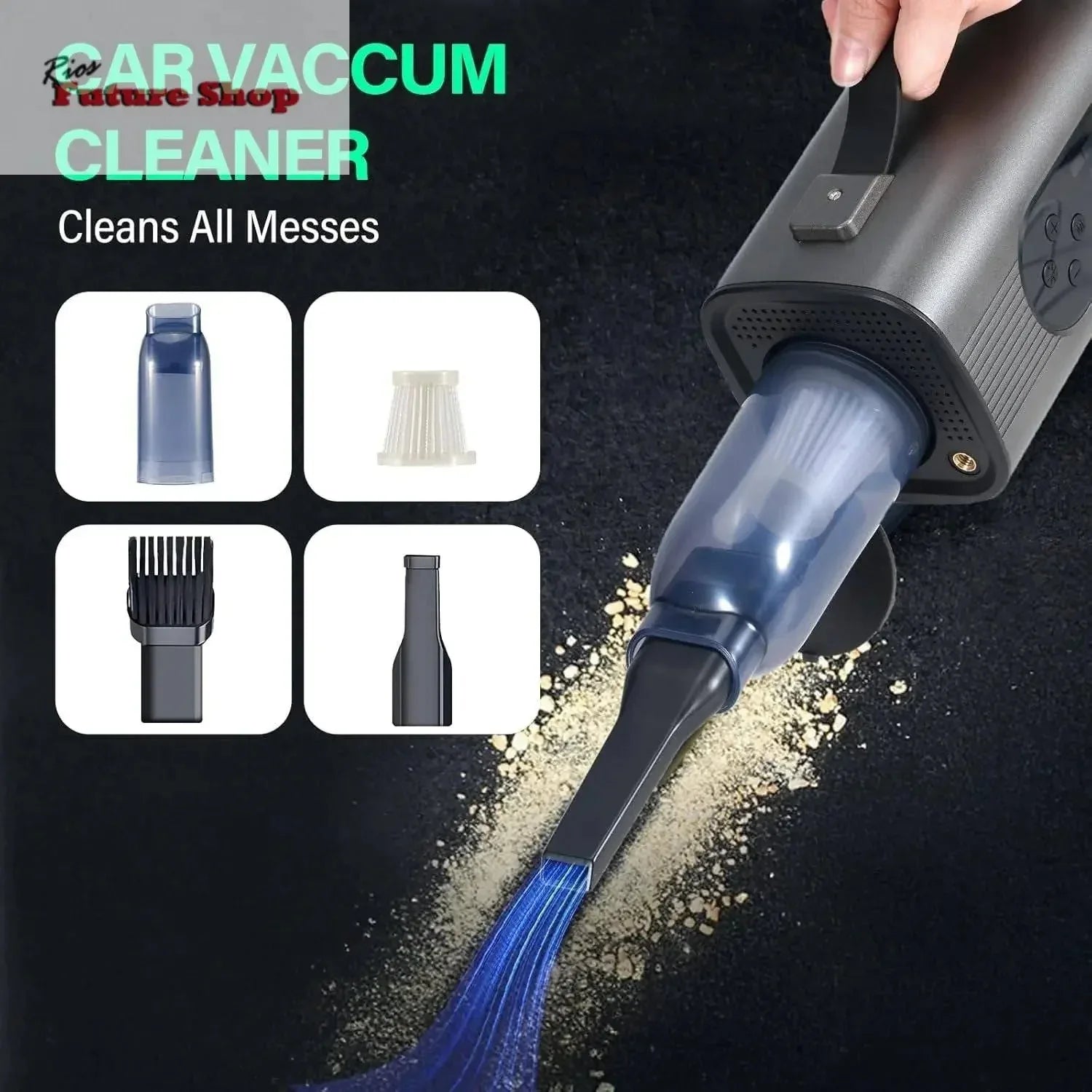 8 In 1 Portable Car Battery Starter With Air Compressor - Rios Future Shop