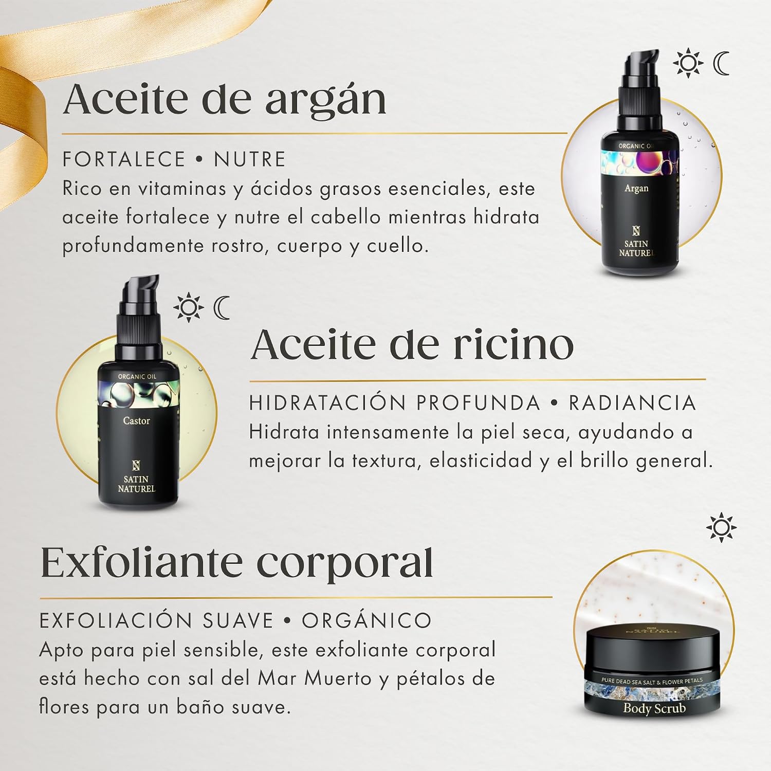 Satin Naturel Luxury Gift Set 5x30 ml