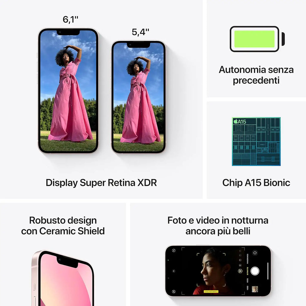 Apple iPhone 13, 128GB, Pink - (Renewed)