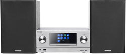 Kenwood M-9000S-B - Micro Sistema Hi-Fi com CD, Dab +, Rádio por Internet, Spotify, FM, Bluetooth, USB e Grande Ecrã TFT a Cores