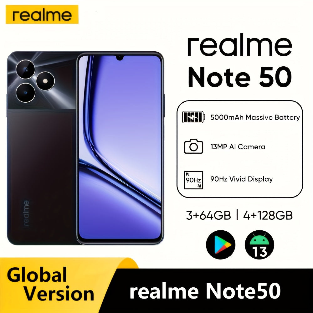 Realme Note 50 4G Mobile Phone 3+64GB