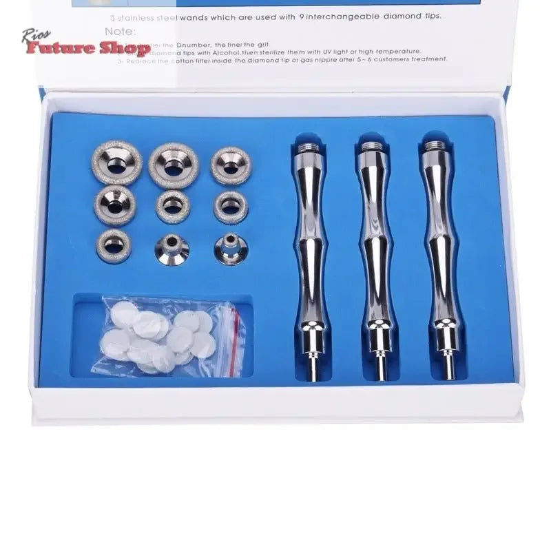 Acessórios de dermoabrasão microesculpidos em diamante - Rios Future Shop