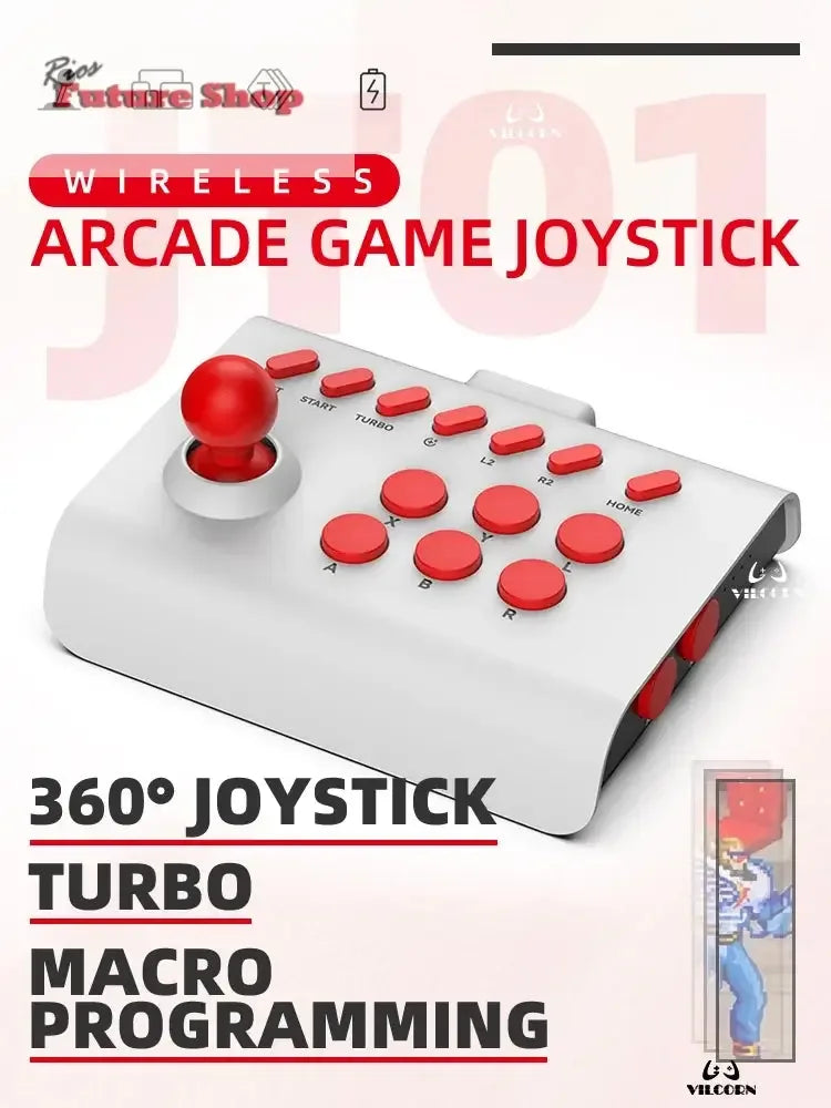 Arcade Joystick Wireless for PC/Android/ios/Switch/PS3/PS4 - Rios Future Shop