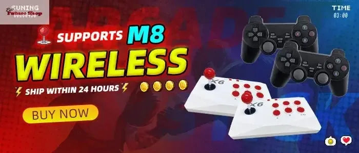 Arcade Joystick Wireless for PC/Android/ios/Switch/PS3/PS4 - Rios Future Shop