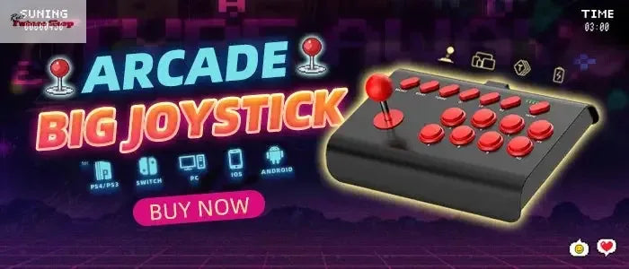 Arcade Joystick Wireless for PC/Android/ios/Switch/PS3/PS4 - Rios Future Shop