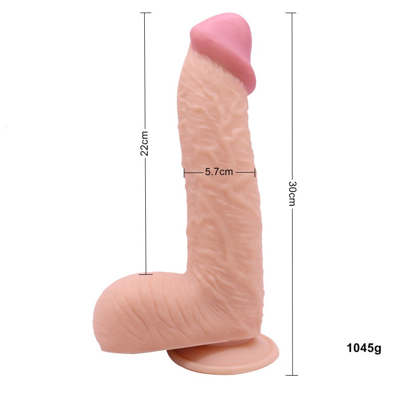11" domestic female super long super coarse sex health care product large simulation