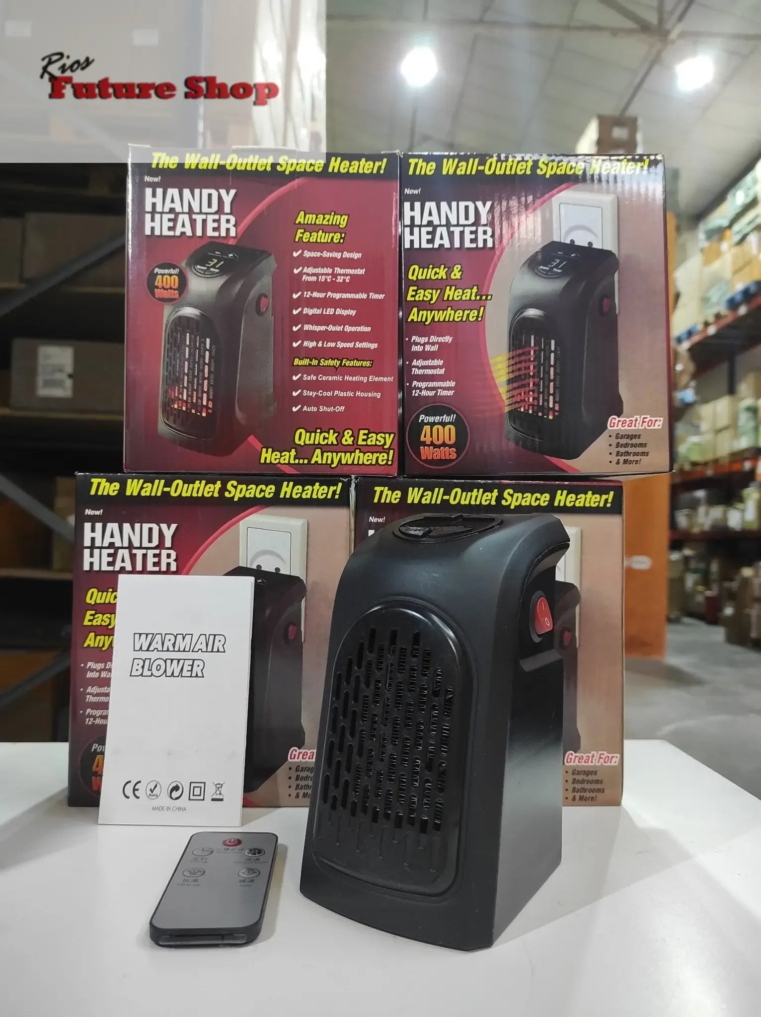 Calefactor 400 Watts - Rios Future Shop