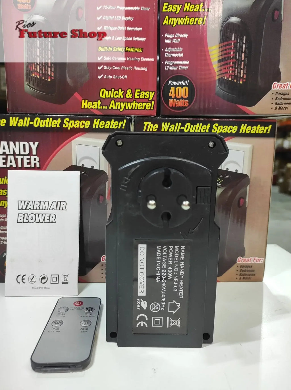 Calefactor 400 Watts - Rios Future Shop