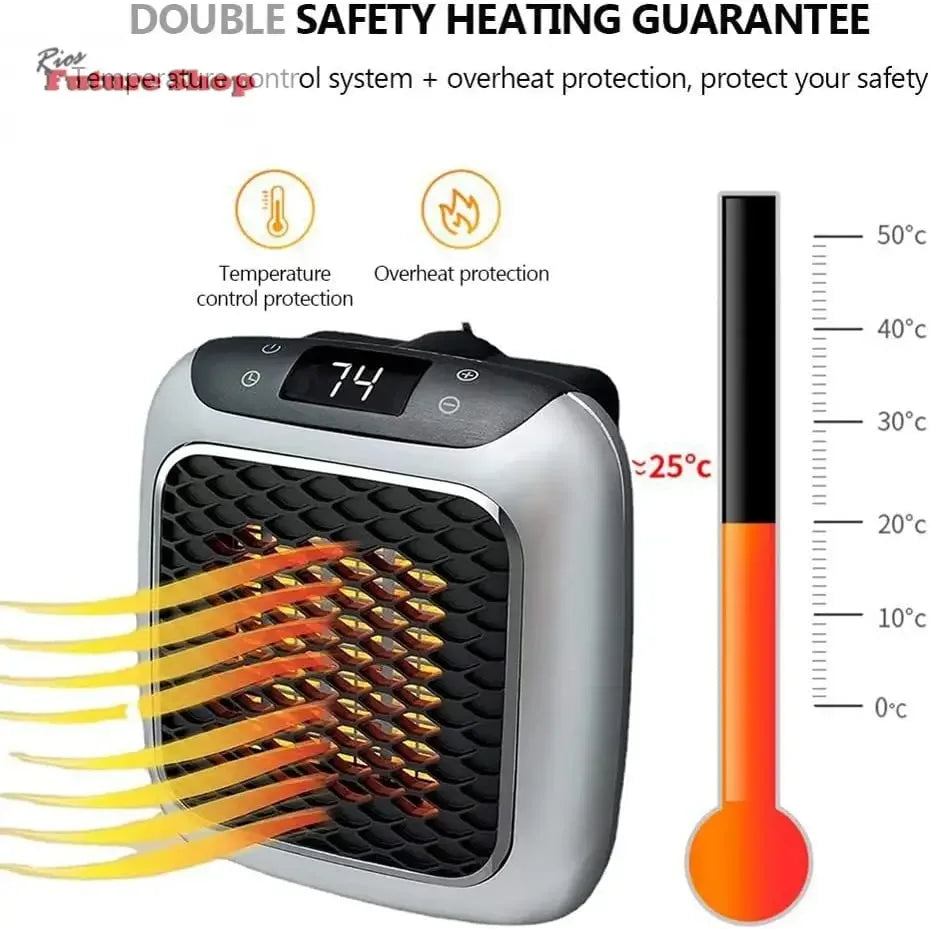 Calefactor Mini 800 Watts - Rios Future Shop