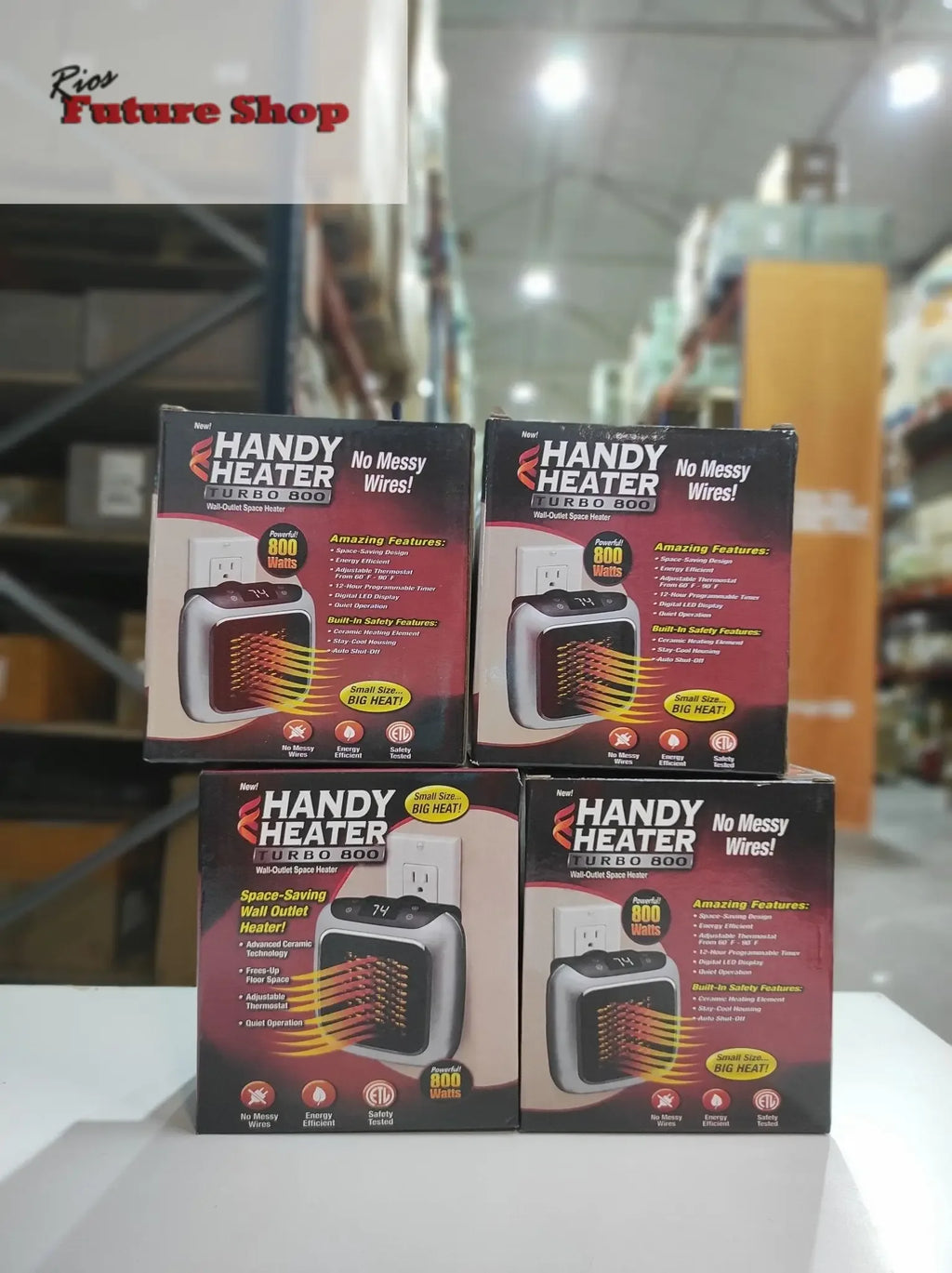 Calefactor Mini 800 Watts - Rios Future Shop