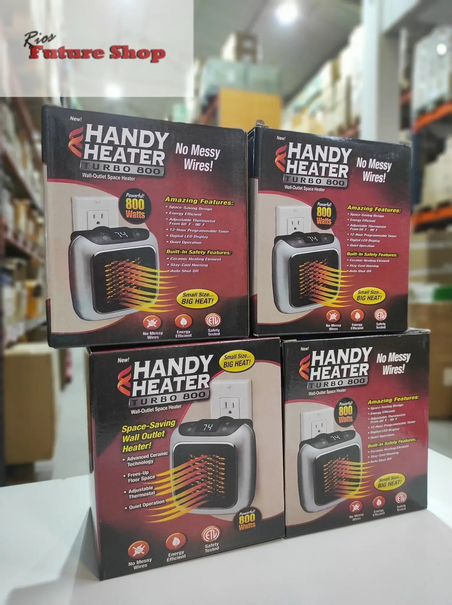 Calefactor Mini 800 Watts - Rios Future Shop