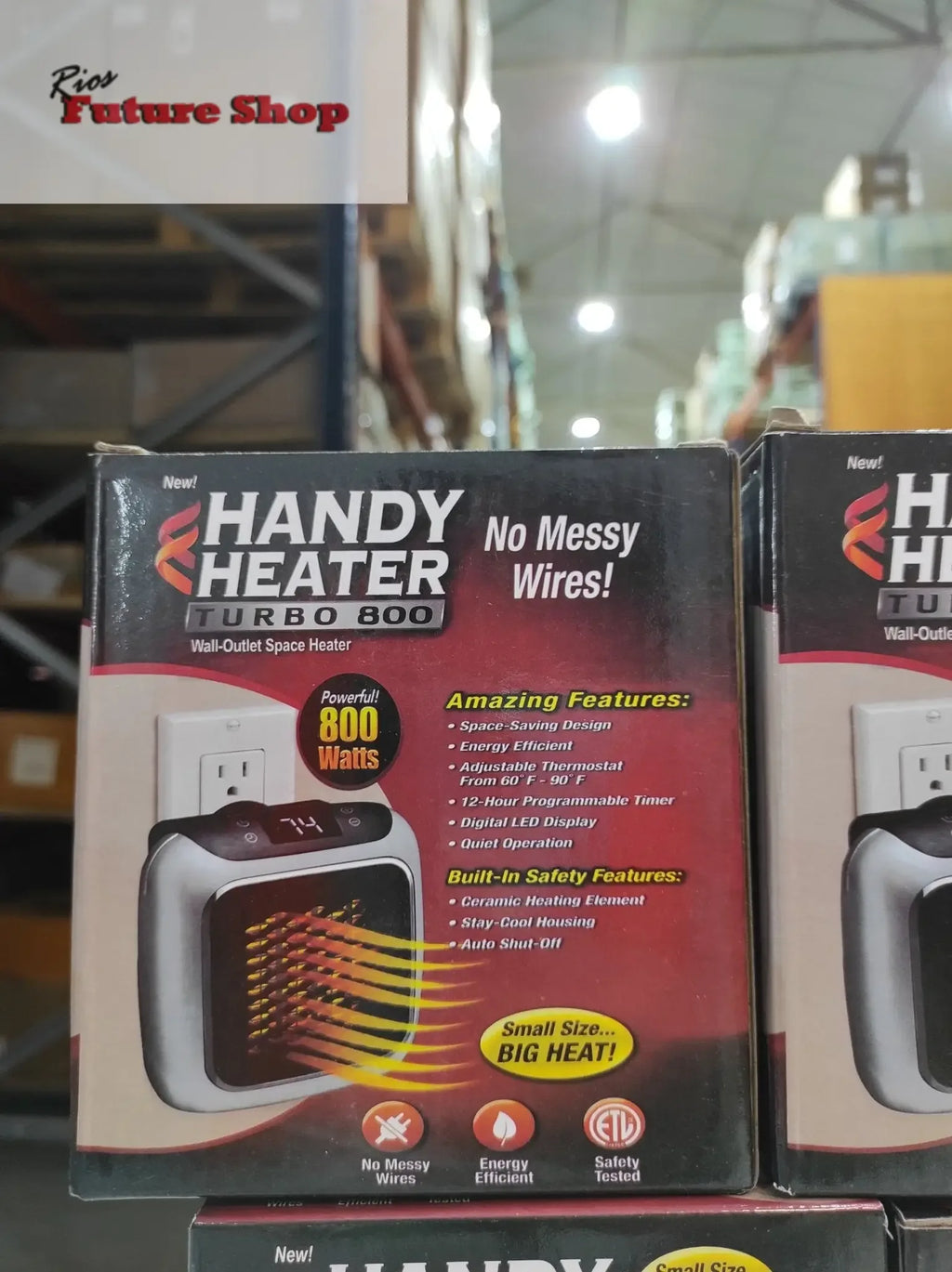 Calefactor Mini 800 Watts - Rios Future Shop