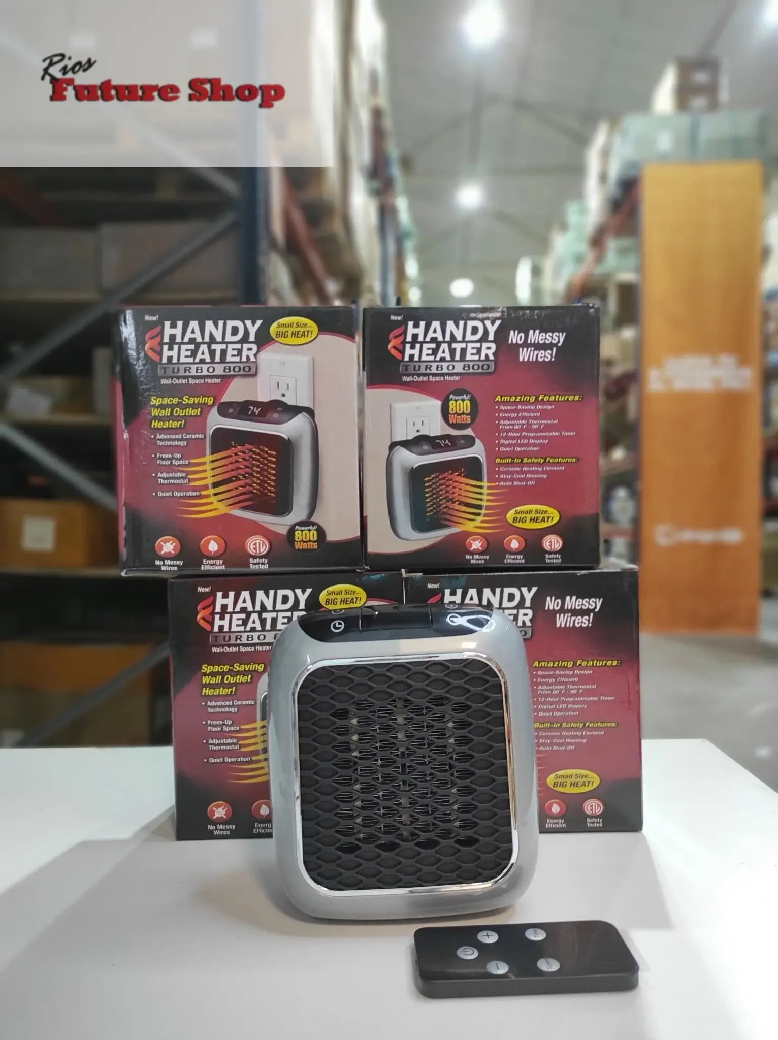 Calefactor Mini 800 Watts - Rios Future Shop