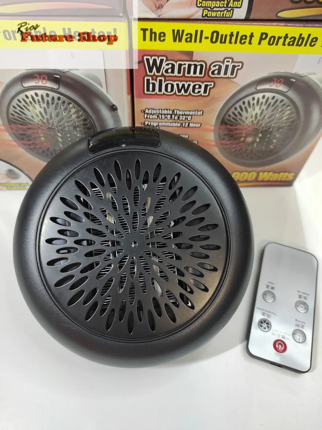 Calefactor Redondo Portátil 900 Watts - Rios Future Shop