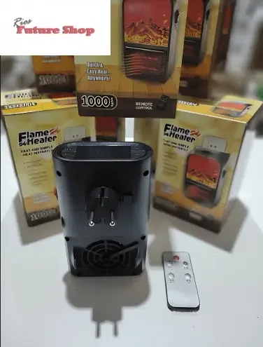 Calefactor chimenea con mando 1000 Watts - Rios Future Shop