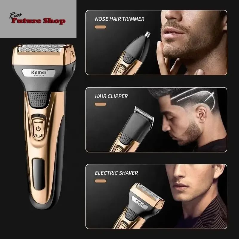 Cortapelo recargable 3 en 1 - Rios Future Shop