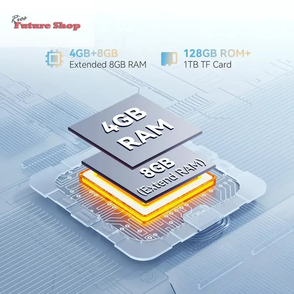 Cubot A20 4G Smart Phone Android 14 12GB(4GB+8GB Extend)+128GB 90Hz 6.745" HD+Display Face ID 5100mAh Cellphone - Rios Future Shop