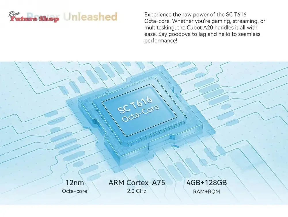 Cubot A20 4G Smart Phone Android 14 - Rios Future Shop