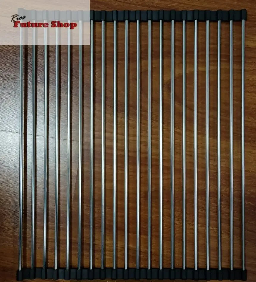 Folding Kitchen Drain Sink Rack Stainless Steel - Rios Future Shop