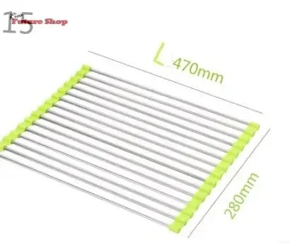 Folding Kitchen Drain Sink Rack Stainless Steel - Rios Future Shop