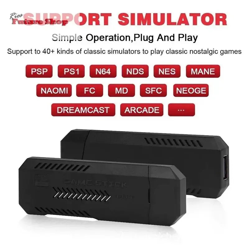 Game Console GD10 Pro 4K 3D HD +30000 Retro Video Games - Rios Future Shop