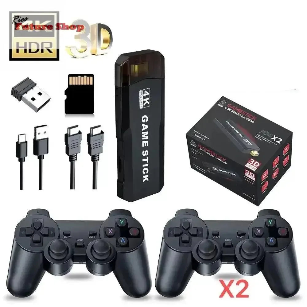 Game Console GD10 Pro 4K 3D HD +30000 Retro Video Games - Rios Future Shop