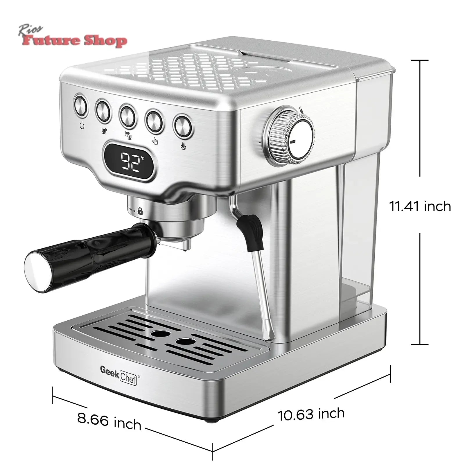 Geek Chef Espresso Machine - Rios Future Shop