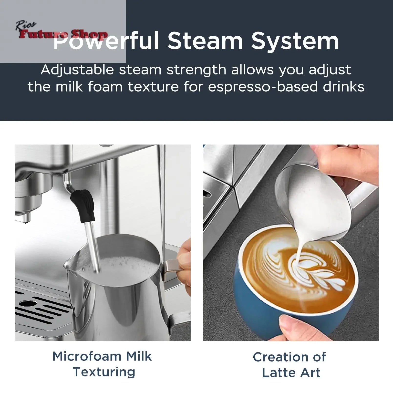 Geek Chef Espresso Machine - Rios Future Shop