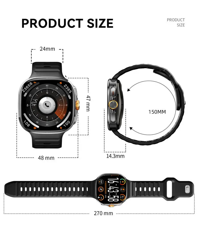 Smart Watch  M99 5G 4G SIM Card