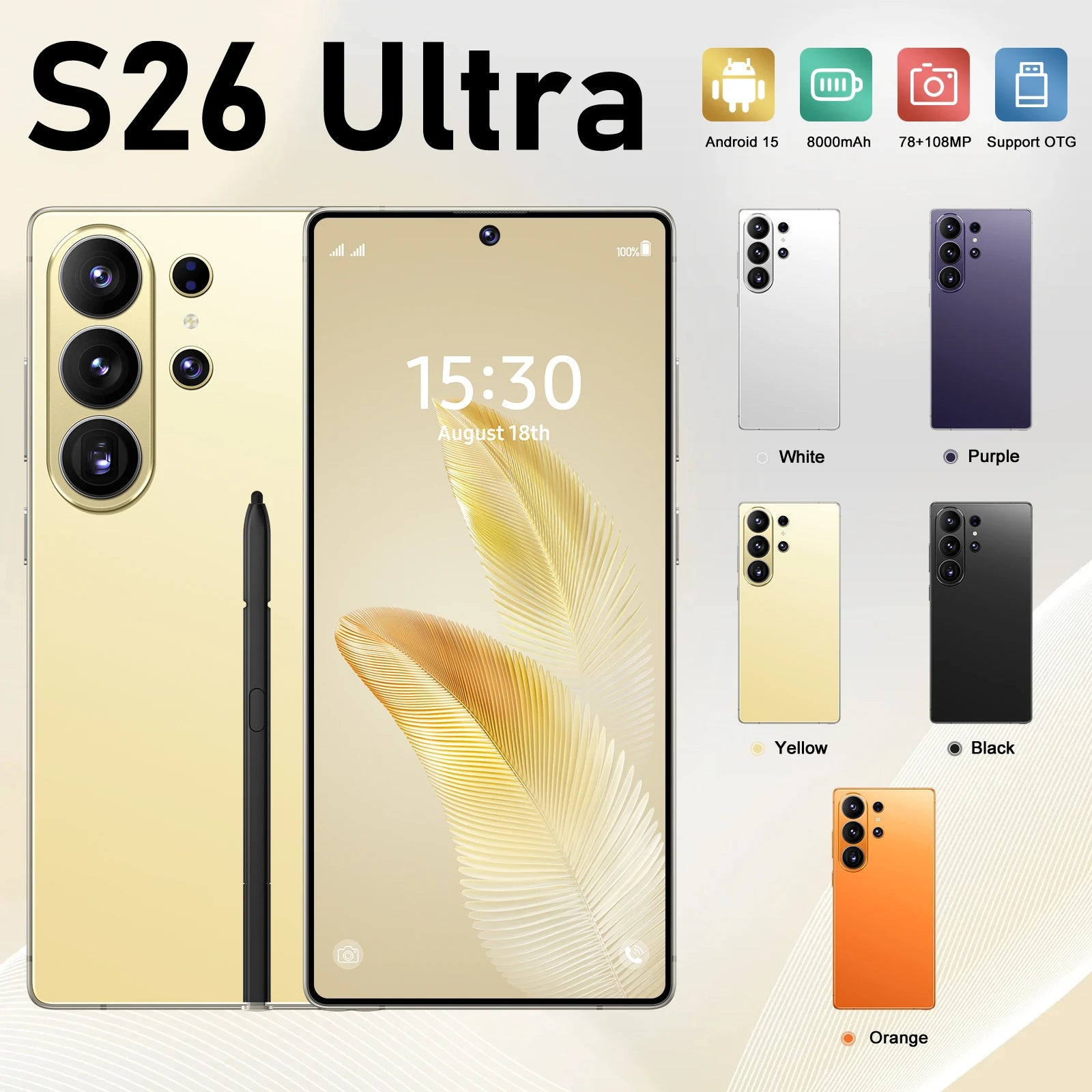 2026 New Global Version Smartphone S26