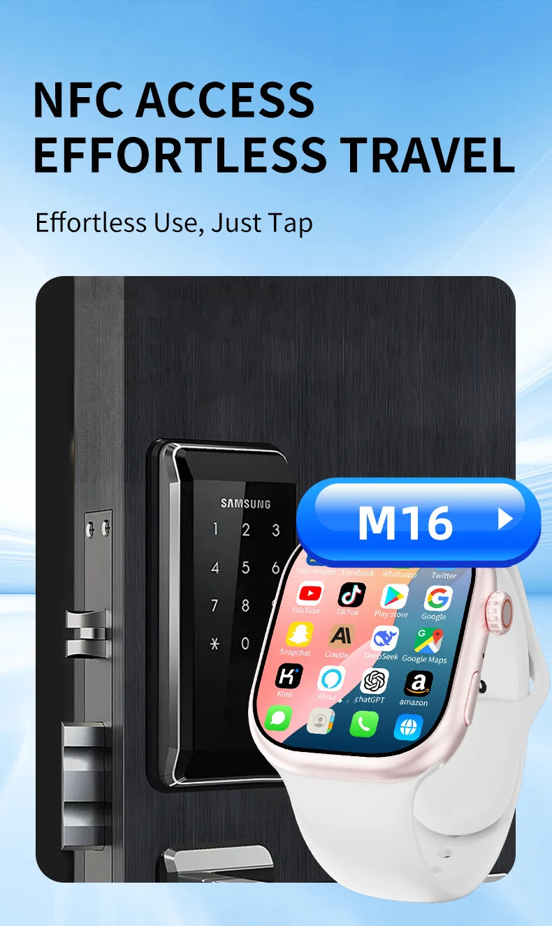 2026 New 4G Android Smart Watch M16