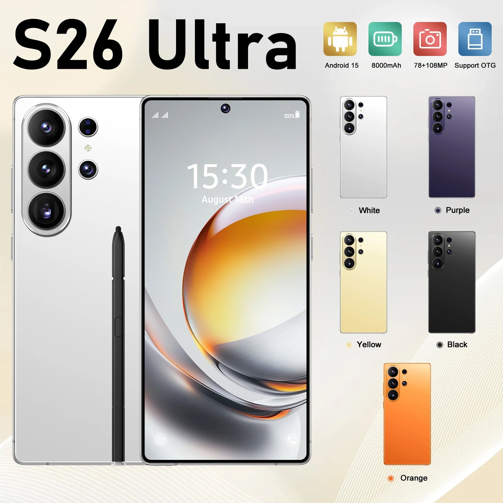 2026 New Global Version Smartphone S26