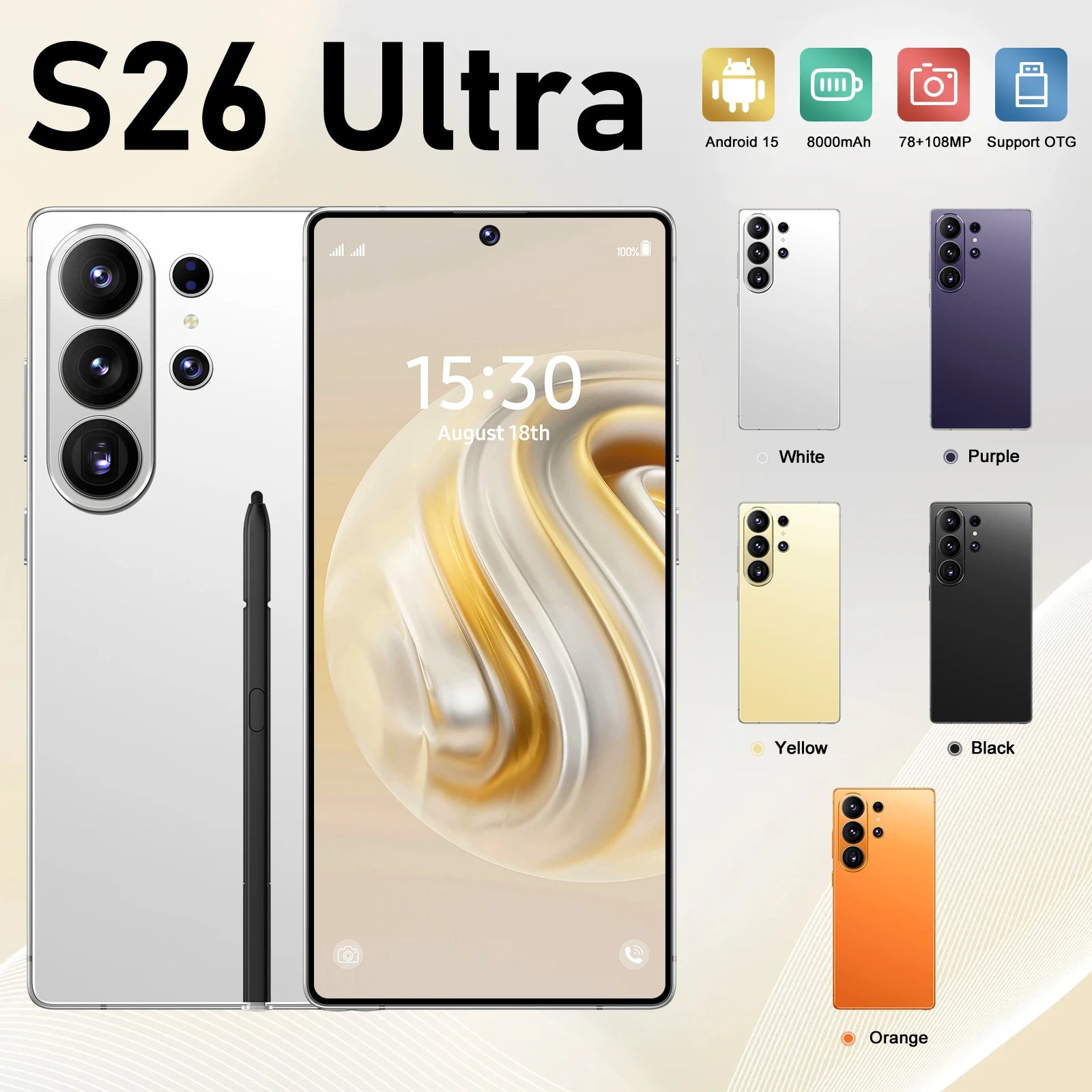 2026 New Global Version Smartphone S26