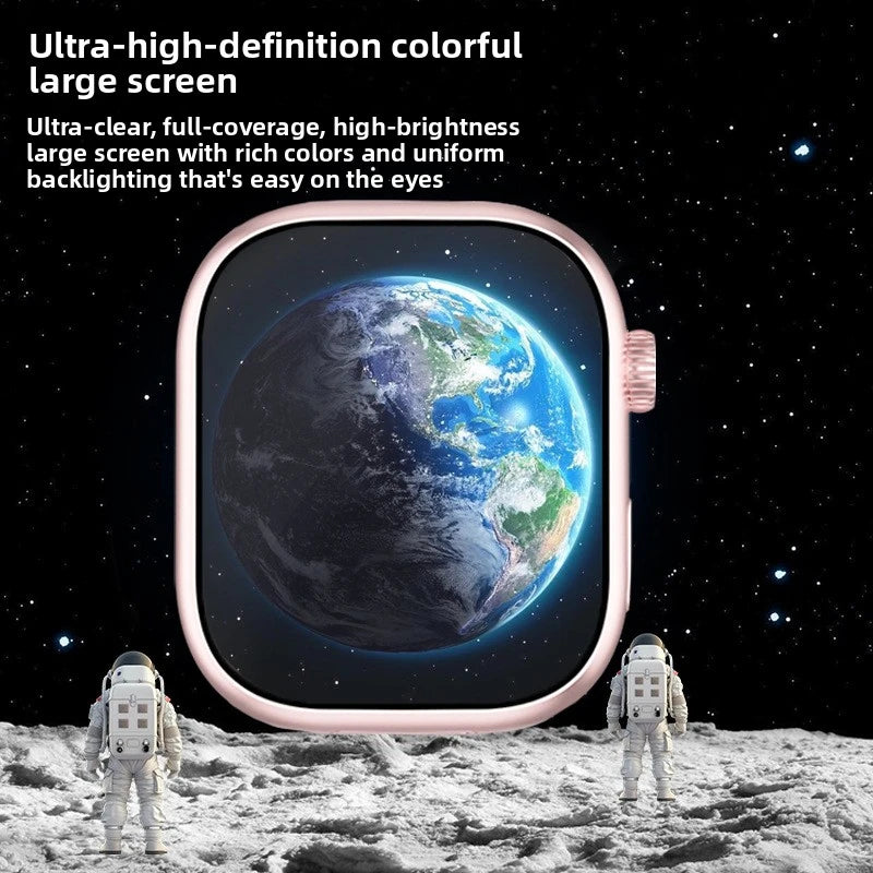 4G Card Android Unisex Smart Watch Heart Rate Monitoring, Blood Pressure Measurement NFC Function Watch