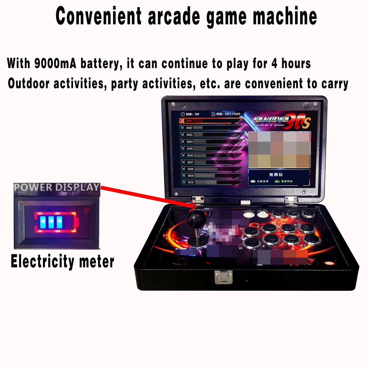 Portable Folding Arcade Machine Retro