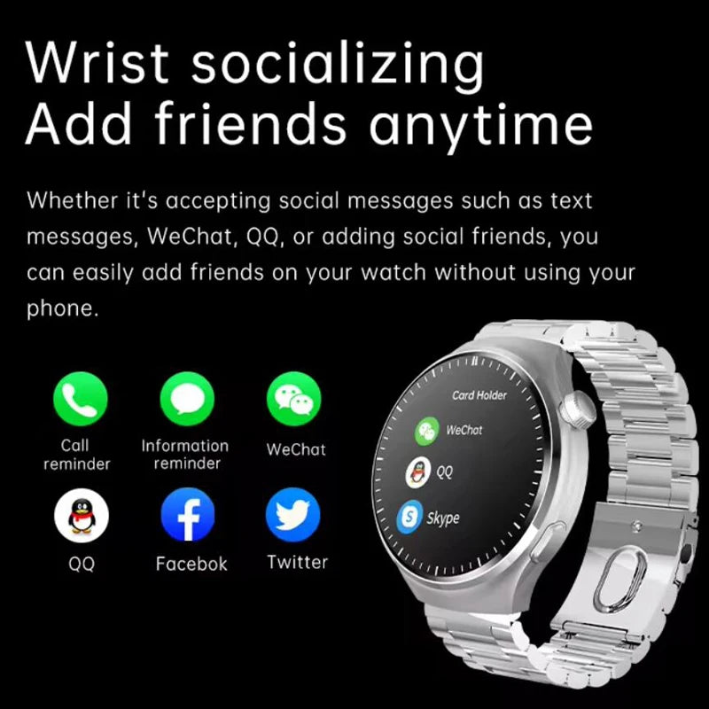 Smartwatch with Round AMOLED Display (2026)