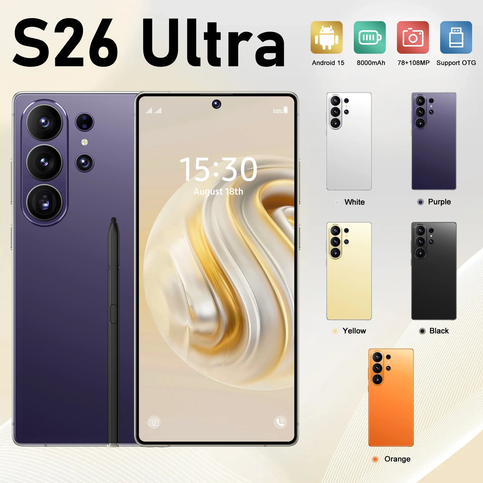 2026 New Global Version Smartphone S26