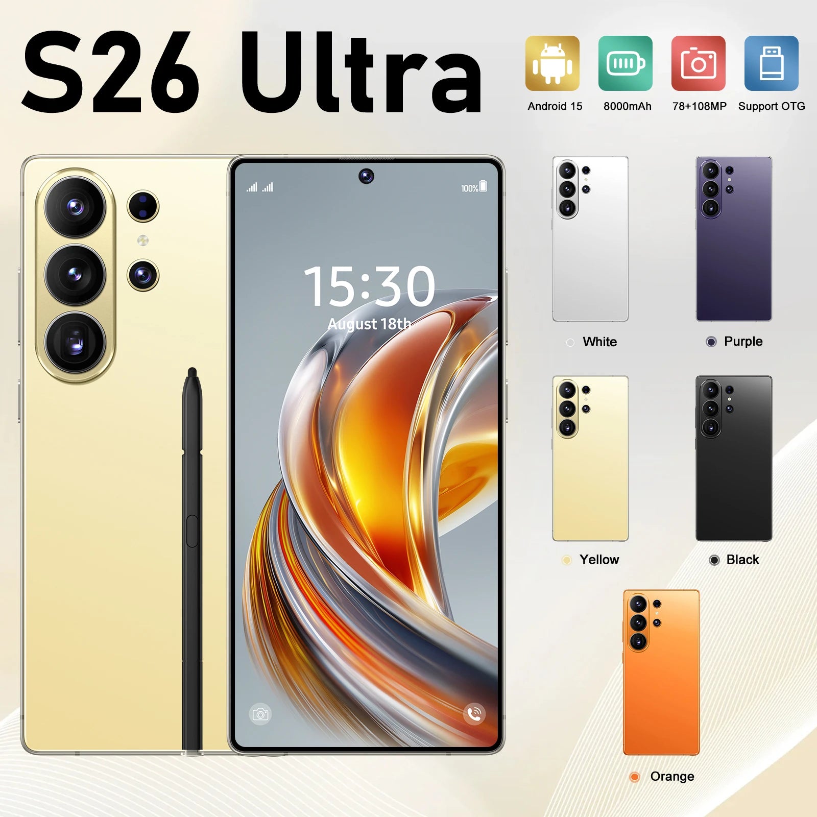 2026 New Global Version Smartphone S26